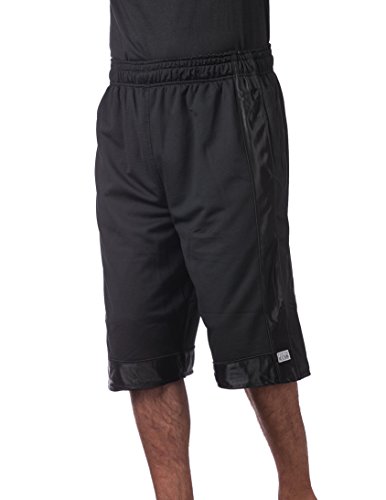 Pro Club Men's Heavyweight Mesh Basketball Shorts, Black, X-Large #TOP1