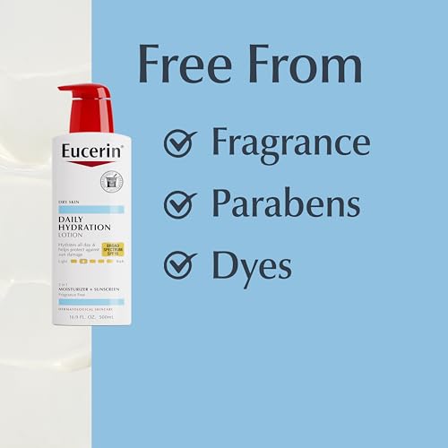 Eucerin Daily Hydration Lotion SPF 15, Multipack, 3 x 16.9 FL OZ - image 8