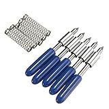 Degré: 60 degrés ExcLent 5Pcs 60 Degree Blades Cutter Pour Graphtec Vinyl Cutter Plotter