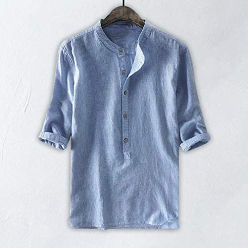 Chemise ample à manches courtes homme style rétro au quotidien - 2