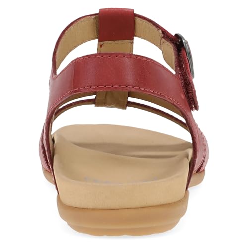 Image of Dansko Janice Fisherman Sandal for Women - Leather Linings and Uppers for All-Day Comfort - Dual-Density EVA Footbed and Lightweight Rubber Outsole for Long-Lasting Wear