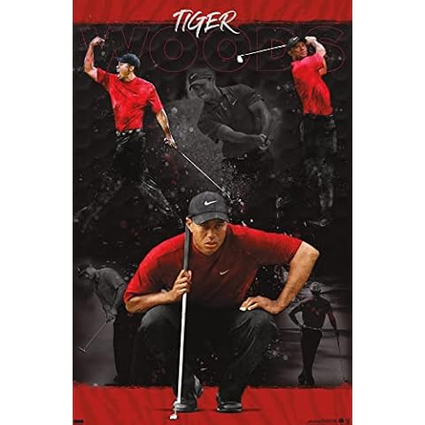 Trends International Tiger Woods Sketch Poster Cover