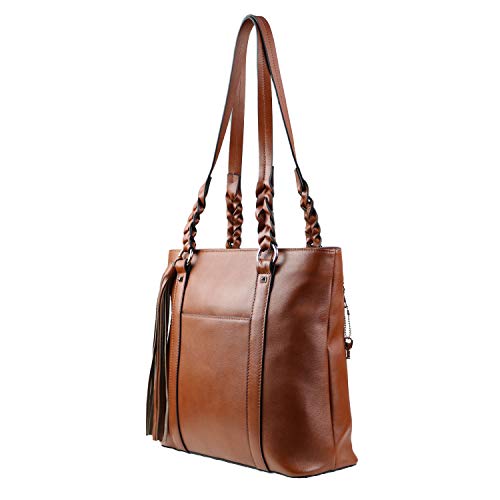 Bolso Tote Bella de Cuero con Cremalleras de Seguridad miniatura 3