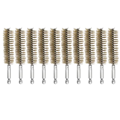 Brosses d'alésage en laiton pour nettoyer les tubes intérieurs et les ports encrassés
