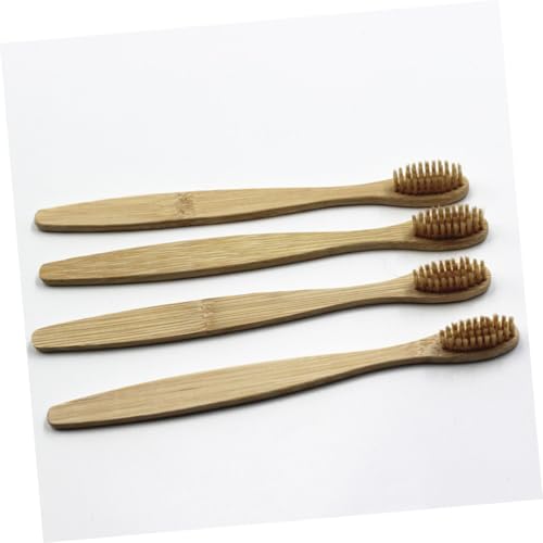 FOMIYES 12 Stück Teiliges Natürliches Zahnbürsten set mit Weichen Borsten für Gründliche Reinigung und Schonende Zahnfleischmassage Ergonomischer Rutschfester Griff Nachhaltige – Bild 4