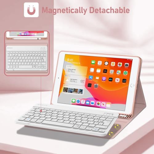 FINTIE Tastatur Hülle für iPad 10.2 Zoll (9/8/7 Generation, 2021/2020/2019) – Ansicht 5