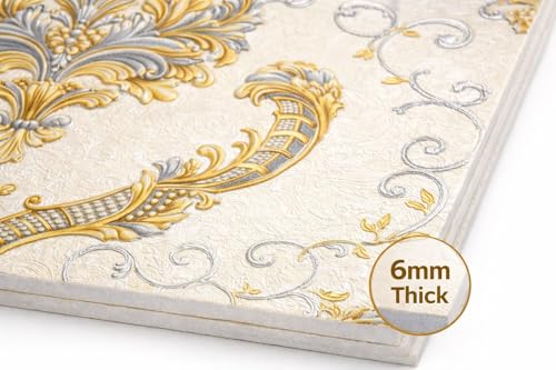 Image of Barebeauty 3D Wall Panel Wallpaper, Self Adhesive PE Foam Brick Sticker, Waterproof Wall Covering for Home Decor, 70 x 70 cm (Pack of 35, 184.45 Sq. Ft. Approx)