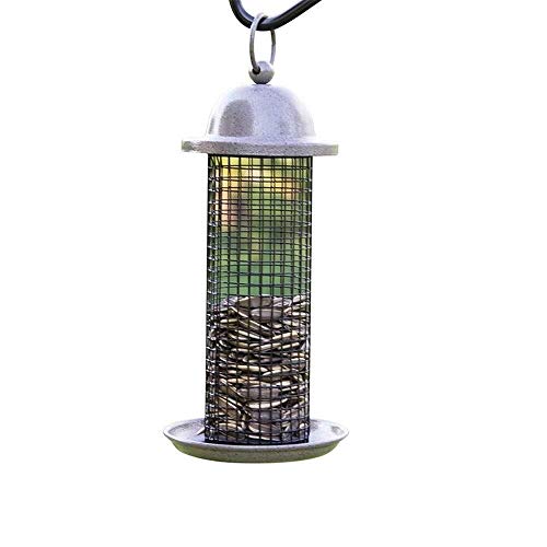 Sucastle Tube Bird Feeder Outdoor Hanging Wild Bird Seed Feeder Weatherproof and Water Resistant