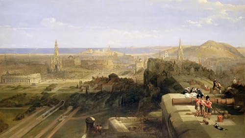 Toile Édimbourg par David Roberts de 60x90cm pour une décoration de salon élégante