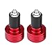 Produktbild Motorrad Lenkerenden, Fydun 1 Paar 22 mm Universal Aluminium Motorrad Lenkergriffe Endkappen Gewichtsausgleichsstecker Dekoration(Rot)