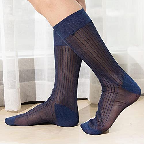 Nanxson 5/10 Pairs Men's Ultra Thin Socks Sheer Casual Sock Dress Socks3