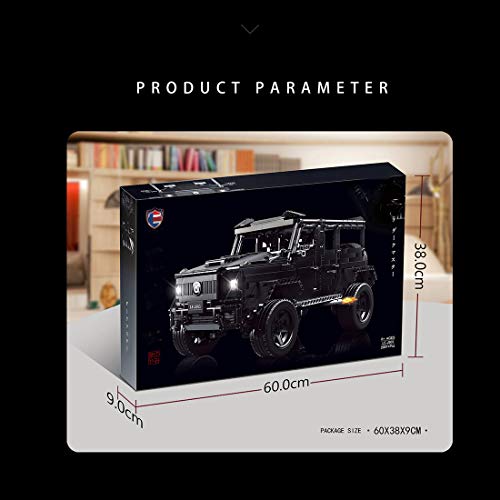 YaYashow Technik Bausteine Offroader, Geländewagen Jeep Modell, 2687 Pcs Klemmbausteine Bausatz Kompatibel mit Lego… – Bild 6
