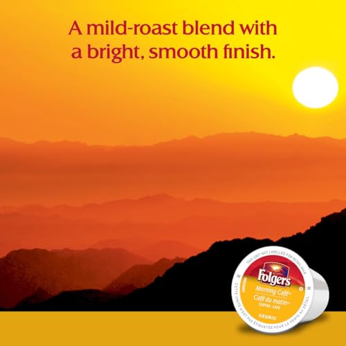 Image of Folgers Morning Cafe K-Cup Coffee Pods 30 K-Cup Pods