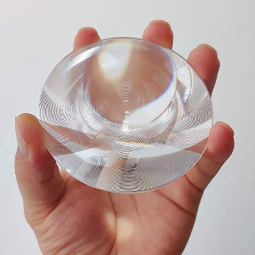 5-Pack Fresnel Lenses Φ80Mm(3.15") Focal Length 40Mm Acrylic Fresnel Magnifier For Solar Heating,Equipment Lens,Visual Education (Focal Length 40Mm) #TOP17