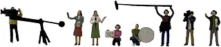 情景コレクション ザ・人間 140 テレビクルー ジオラマ用品 320692