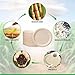 Gumney 50 Pieces Disposable Paper Plates 7 Inch, Eco-Friendly Heavy Duty Leak-Proof Sturdy Biodegradable Paper Plates Tableware for Home BBQ Party Utensils