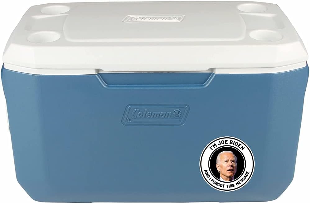 Decal Dude I'm Joe Biden and I Forgot This Message Vinyl Sticker Decal for Cars, Computers, Water Bottles Made with Premium Vinyl and Specialized UV Blocking Laminate -