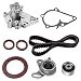 ECCPP Timing Belt Water Pump Kit Fit for1996-2011 Hyundai Accent Kia Rio DOHC G4ED