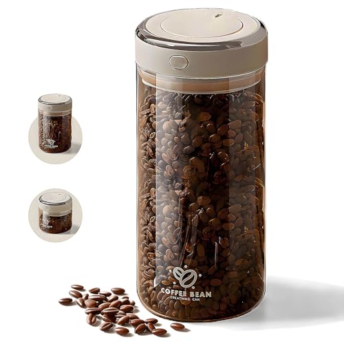ShineHub 57oz Coffee Storage Canister with CO2 Valve & Date