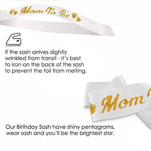 Image of Party Propz Baby Shower Balloons Decoration Kit- Pack Of 62 Dohale Jevan Decoration | Mom To Be Decoration Items Set | Backdrop Decoration | Mom To Be Sash | Baby Shower Decorations
