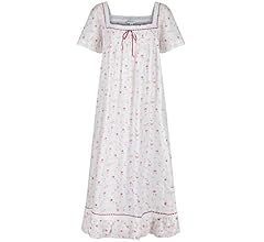 100 cotton short sleeve nightgown Clearance