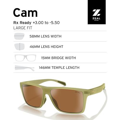 Zeal Optics Cam | Men's Plant-Based Polarized Sunglasses4