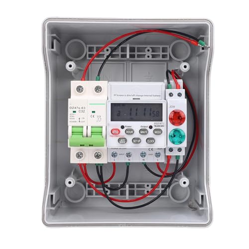 Boîte de distribution extérieure programmable pour automatiser l'éclairage et la pompe du jardin - 8