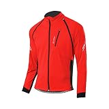 Wasserabweisend LÖFFLER M Bike Zip-Off Jacket SAN Remo 2 WS Light Rot, Herren Gore-Tex Windbreaker, Größe 60 - Farbe Sunset