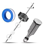 2pcs Sink Drain Parts, Pop-Up Center Stopper Assembly & Pivot Rod Replacement with Raw Material Belt Lavatory Bathroom Sink Drain Repair Kit Pin Compatible with Price Pfister & Popular Band
