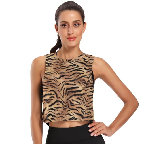 Women's Tank Tops Sleeveless Athletic Crop Tops Sports Yoga Gym Running Muscle Shirts