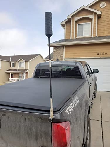 Image of Rago Fabrication CB Antenna Mount or Whip Flag Mount for 2016-2023 Toyota Tacoma 3rd Gen | Passenger Side | Made in The USA | Truck Bed Mounted
