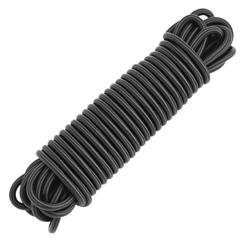 QWORK® Elastic Bungee Cord 6mm x 10m - Multicore Elastic Shock Rope, UV Resistant & Waterproof