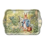 fleuriste plateau mont-royal En mélamine Mini Plateau rectangulaire en mélamine Lapin au Jardin Fleuri