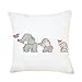 Produktbild Yesmile Kissenbezüge Tier Elefant Festival Kissenhülle Taille Throw Kissen Cover Home Decor