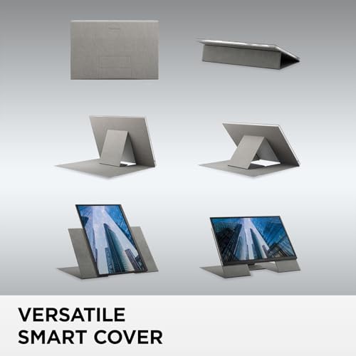 Image of ViewSonic VG1656-2K 16 Inch 1600p Portable Monitor, WQXGA IPS for Improved Workflows and Second Screen Productivity, Built-in Stand, 65W USB-C, mini HDMI, and Smart Cover Inputs