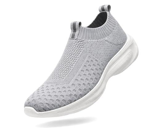 Image of Kraasa Trial Running Shoes with Lightweight Memory Insole | Breathable, Anti-Skid Knit Sneaker, Walking & Gym Shoes