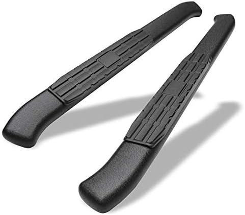 BETTER AUTOMOTIVE Side Steps Fit 2009-2018 RAM 1500 Regular Cab (Incl. 2019-2020 Ram 1500 Classic) / 2010-2021 RAM 2500/3500/4500/5500 Regular Cab Oval Bend Texture Black Nerf Bars Running Boards 2Pcs