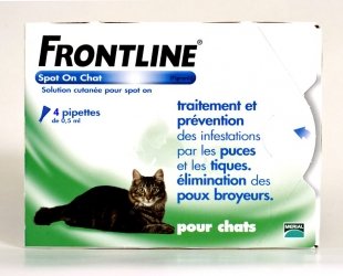 FRONTLINE Spot On Chat - Anti puces - 3 pipettes