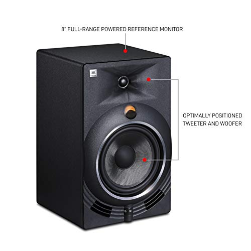 Image of JBL Professional Nano K8 8 Full-Range Powered Computer Reference Monitor RCA Speakers
