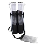 Backpack Drink Dispenser, Dual 3L Tanks Customizable Mixing Padded Design Portable for Bar Xmas Parties Birthdays Camping with Ice Cooler for Wine Beer