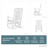 POLYWOOD R100WH Rocker prezydencki, biały