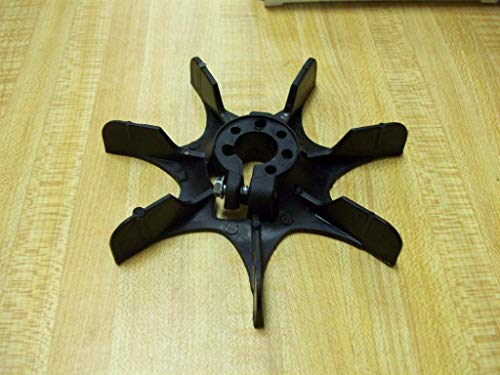 BALDOR RELIANCE 34FN3002A01SP Black, Fan Blade External, 7 Blade, Plastic
