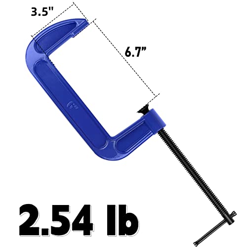 C Clamps Set 6-Inch C Clamp Heavy Duty C Clamps For Diy Woodworking And Welding #TOP1