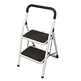 Escalera Extra Ancha (2 Peldaños). Escadote Degrau Largo BTF-EA2