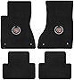 Lloyd Mats Heavy Duty Carpeted Floor Mats for Cadillac CTS/CTS V 2003-2007 4Pc Front & Back Set, Charcoal Carpet Mats