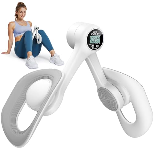 MERACH Thigh Master, Thigh Trainer, Beckenboden Muskeltrainer, Innere Oberschenkel Übung Workout Equipment für Zuhause, Beckenboden Stärkungsgerät Damen