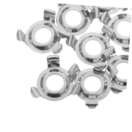 10 piezas de abrazaderas antiobstrucción para válvula de olla a presión, piezas de reemplazo fáciles de instalar, compatibles con diversos modelos eléctricos miniatura 3