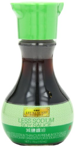 Lee Kum Kee Less Sodium Soy Sauce (5.1 oz - 6 Pack), All-Purpose...