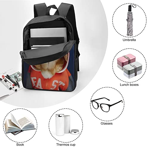 Sac à dos pour enfants imprimé 3D chien idéal pour le collège