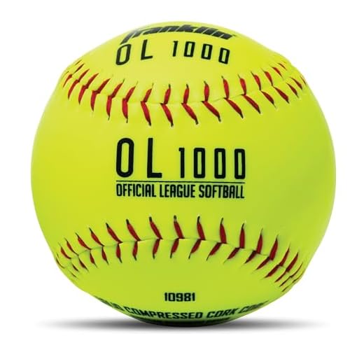 Franklin Sports Official Size Softballs - 12" Softballs - Fastpitch Practice Softballs - Great for Practice + Training - Official Size + Weight - 4 Pack